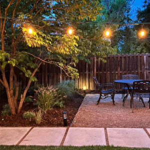 Concrete and night lighting