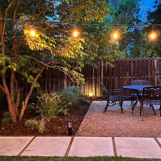 Concrete and night lighting