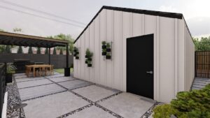 Landscape perspective, concrete