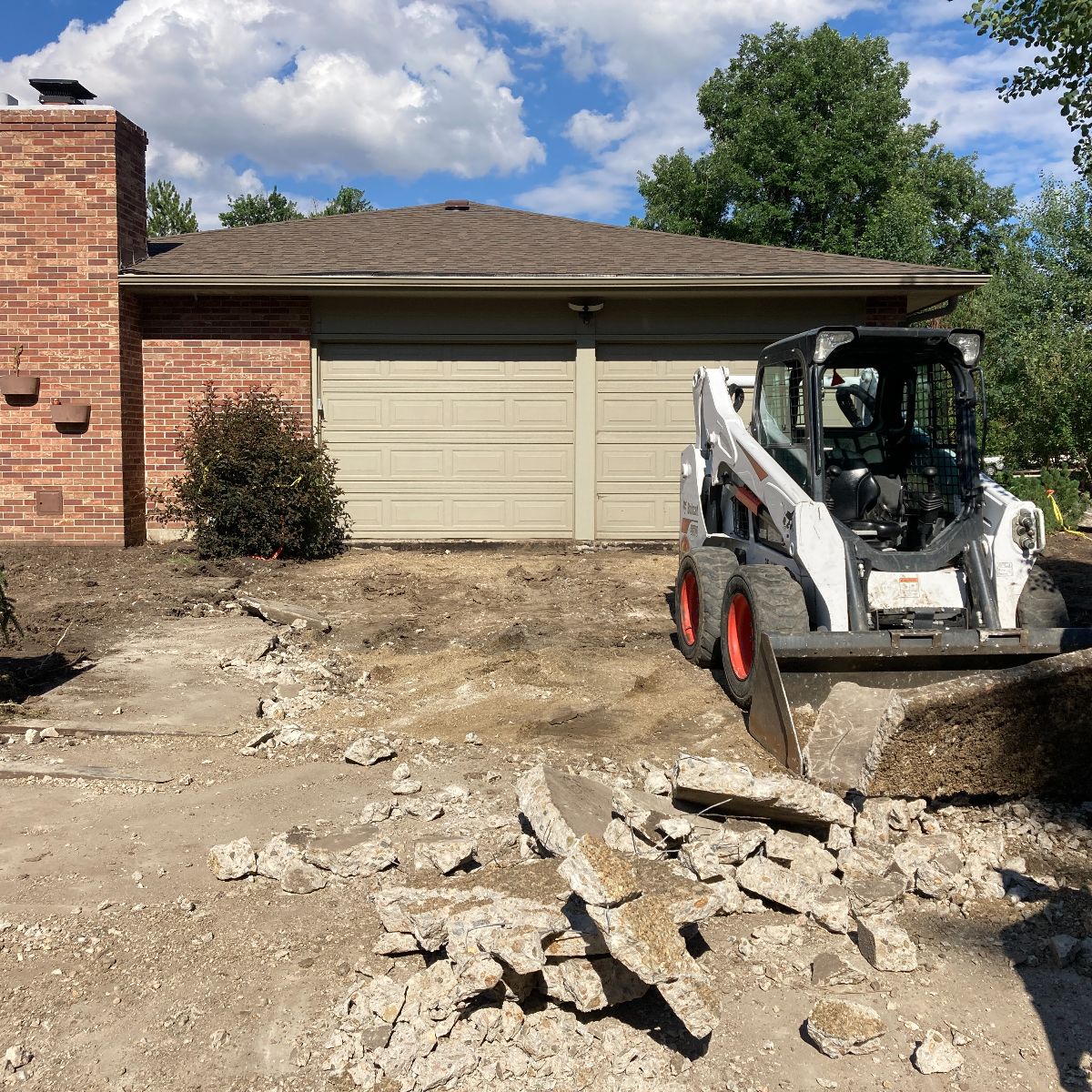 Arvada paver driveway installation