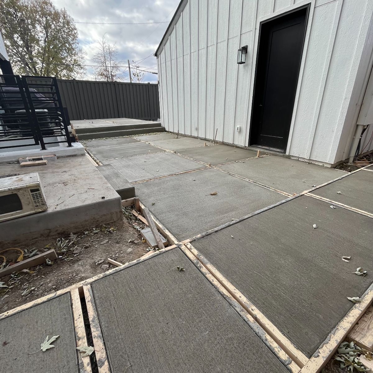 Concrete patio Denver during
