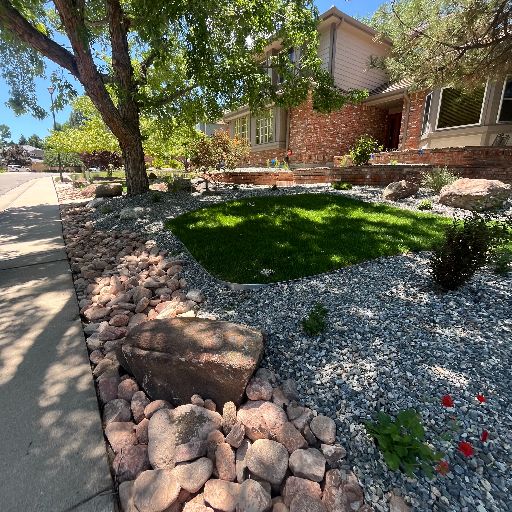 Drought tolerant water-wise landscape transformation near Parker, CO