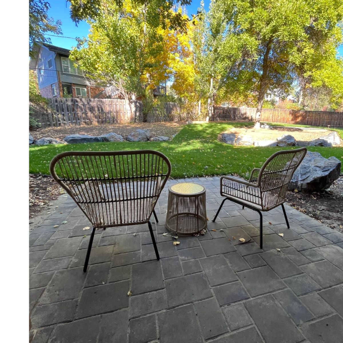 Paver Patio and Sod in Arvada Colorado