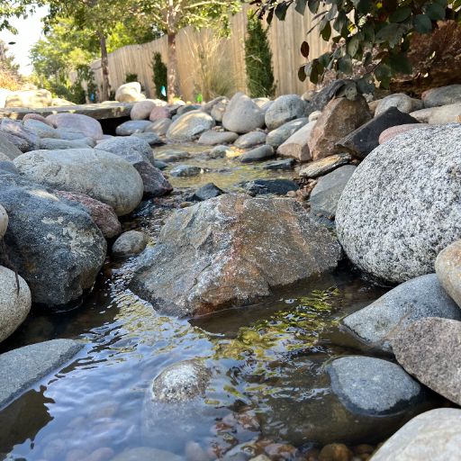 Custom water feature in Arvada