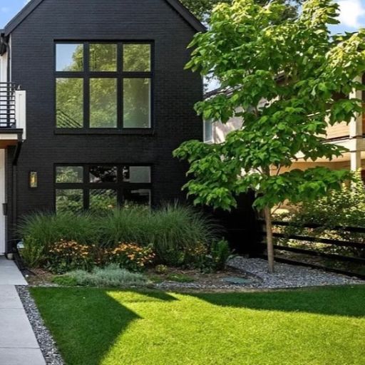Steel fence brick columns